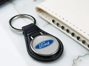 Ford Cadena de Llaves Cuero Duradero Mínimo Toque Lujo